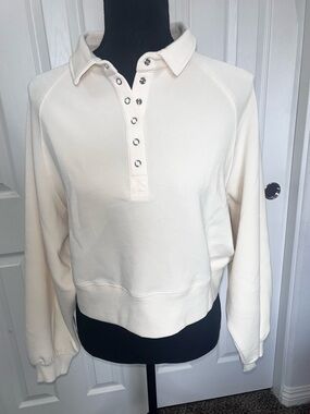 NWT Simply Southern off-white/cream (bone) Gigi Pullover